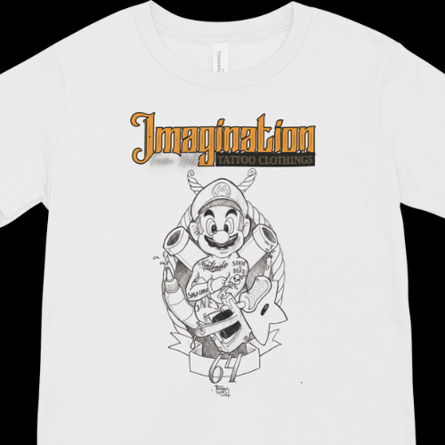 T-shirt Masculina Estampada Mario From Hell 