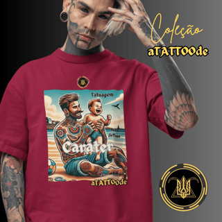 Nome do produto Camiseta Oversized Masculina Estampada aTATTOOde