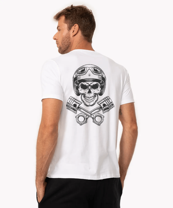 CAMISETA TROPA DE ELITE CAVEIRA CAPACETE