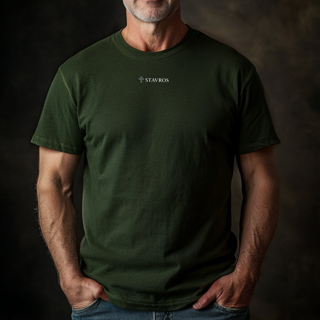 Nome do produto: Camiseta Pima - Armadura Stavros Elegante (Cores Escuras)