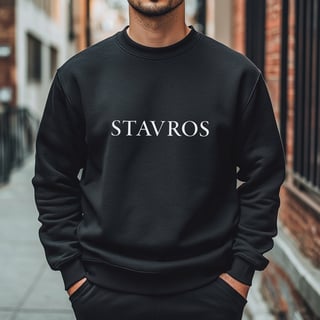 Nome do produto Moleton Cristo Soberano (modelo Cristo nas Costas) - Armadura Stavros