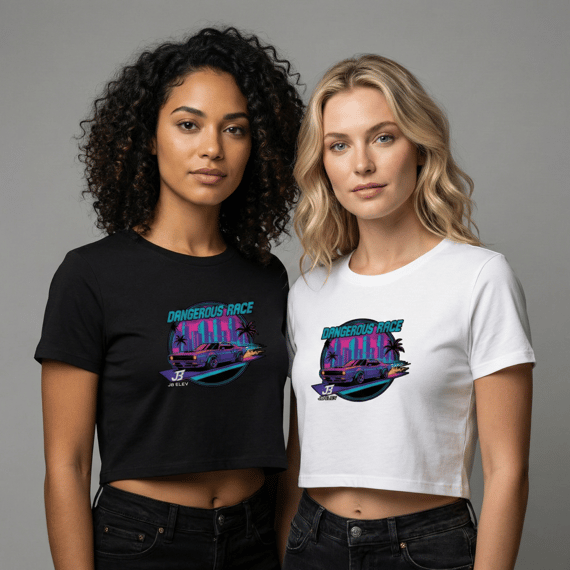 Cropped Dangerous Race Neon