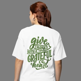 Nome do produto T-shirt | Give Thanks