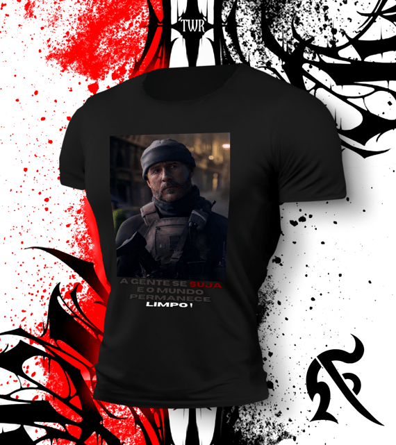 Camisa Capitão Price - Call of duty 