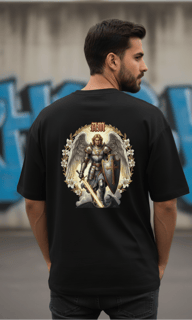 Nome do produto Camisa Oversized Poderoso Guerreiro Arcanjo Miguel 
