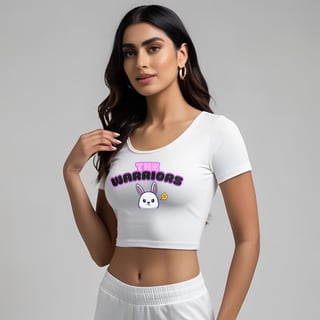 Nome do produto Cropped Coelho Feminino The Warriors E-sports