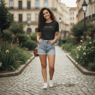 Nome do produto Camisa T-Shirt Feminina Braba