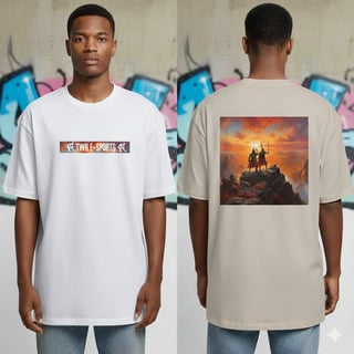 Nome do produto Camisa Oversized Guerreiros ao Pôr do sol