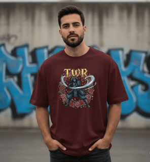 Camisa Oversized Premium Samurai Guerreiro do vento