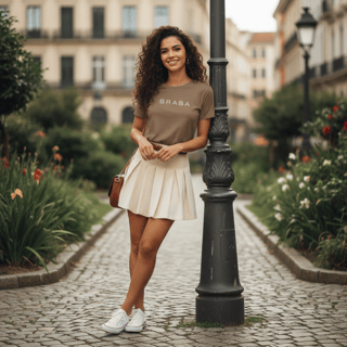 Nome do produto Camisa T-Shirt Feminina Braba