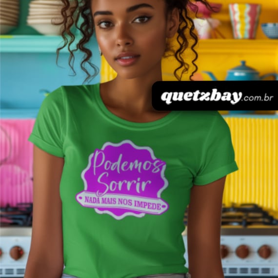 Podemos sorrir verde e rosa da Mangueira