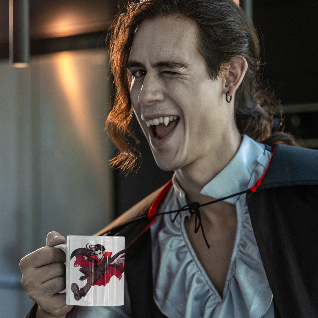 Nome do produto: CANECA MORCEGOZIAS ESQUELETO - CAZUM8