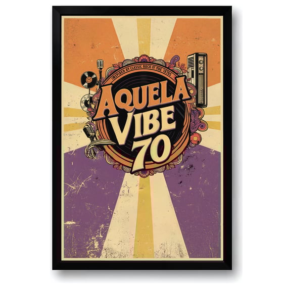 Poster Aquela Vibe 70
