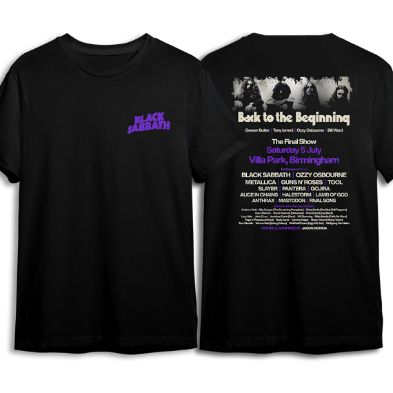 Black Sabbath - Back to the Beginning - Minimalista