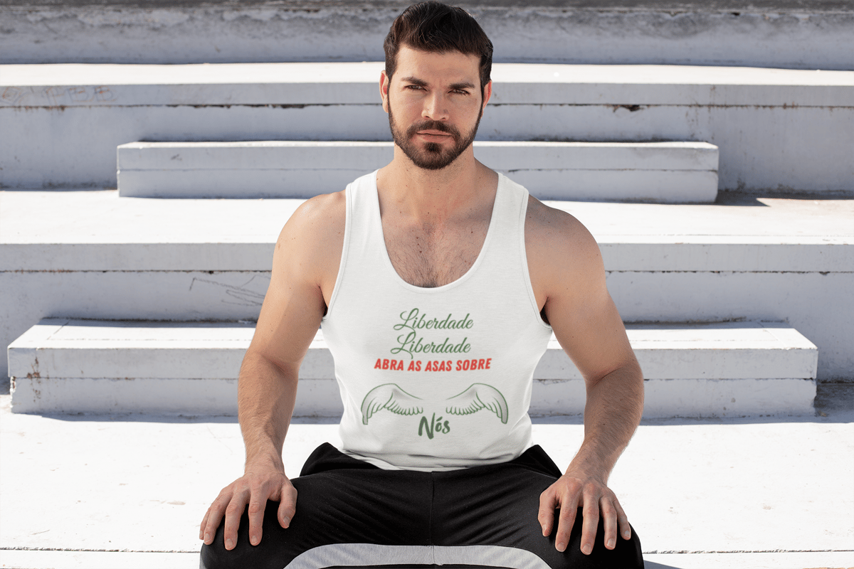 Nome do produto: Regata Masculina - Liberdade