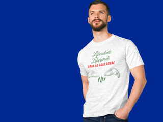 Nome do produto Camiseta Masculina - Liberdade
