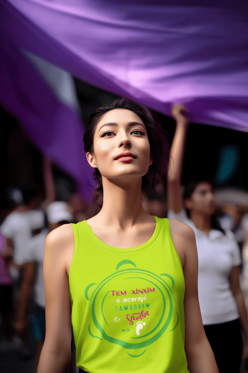 Nome do produto: Regata Feminina Dry Fit - Samba no pé