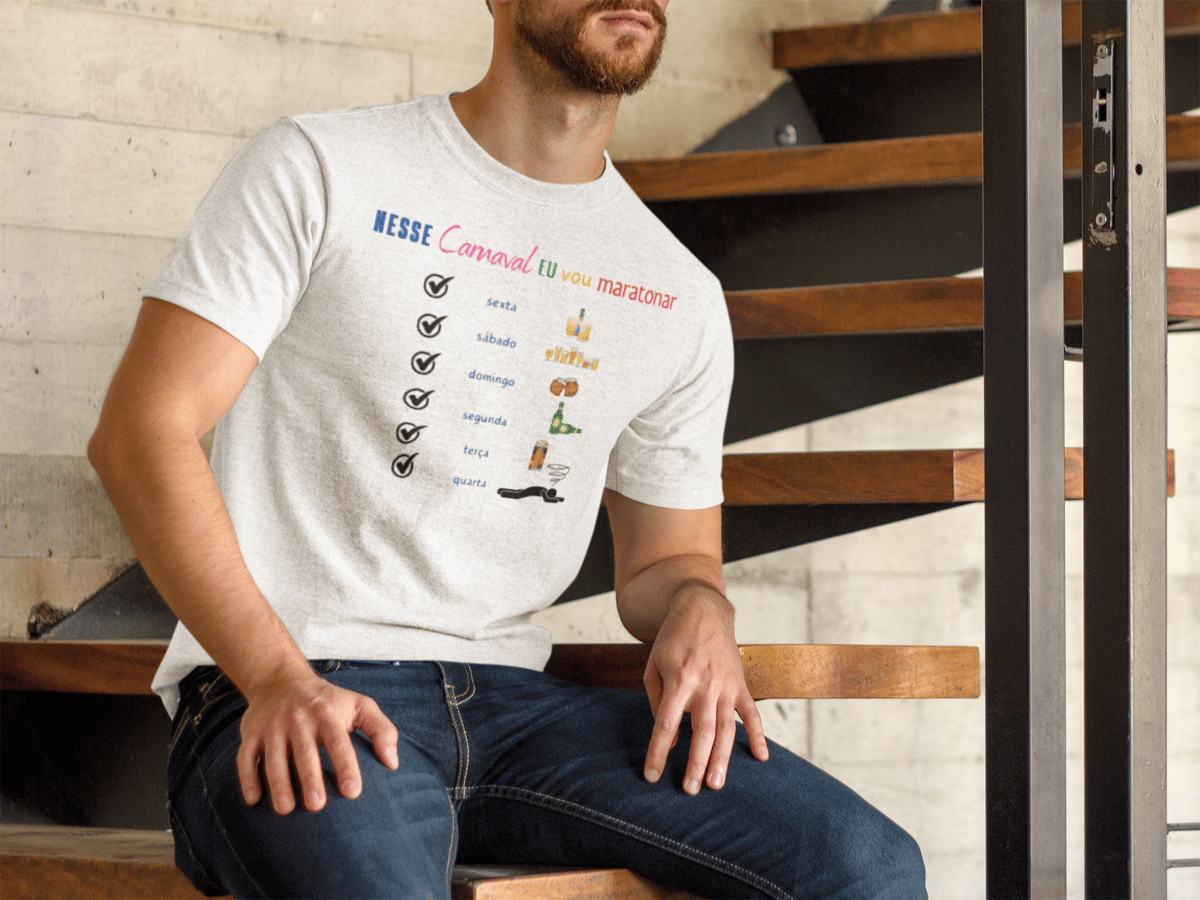 Nome do produto: Camiseta Masculina - Maratonar