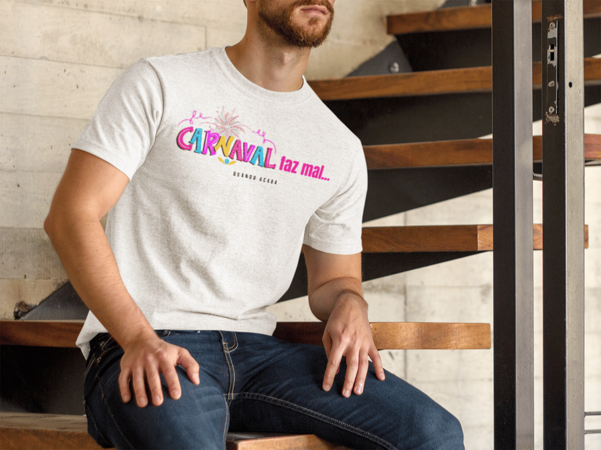 Nome do produto: Camiseta Masculina - Carnaval 2