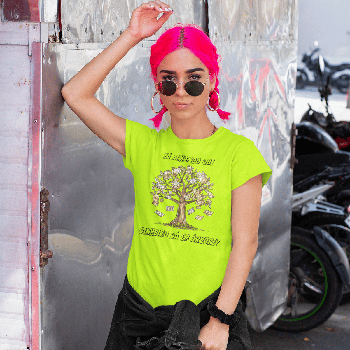 Nome do produto: Tá achando que dinheiro dá em árvore?