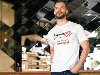 Nome do produto Camiseta Masculina - Explode