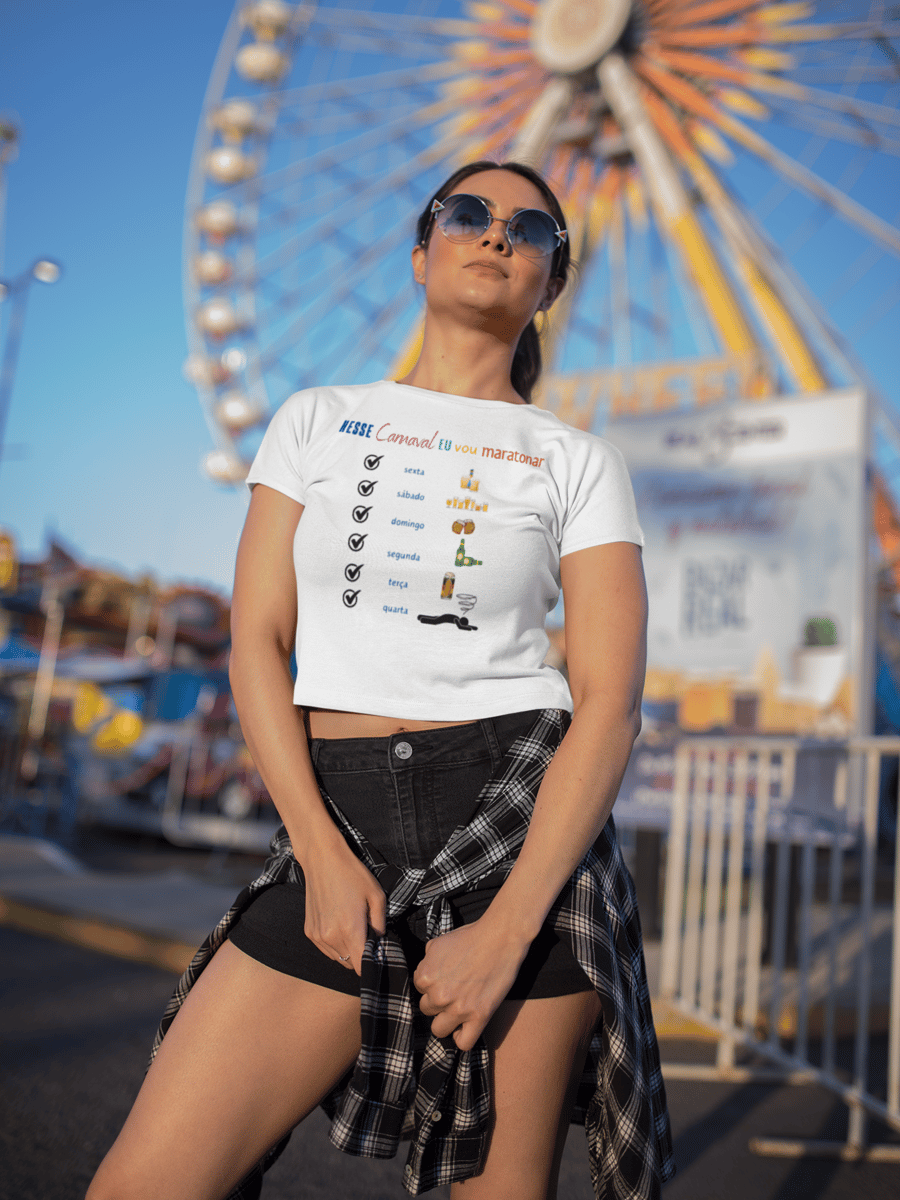 Nome do produto: Camiseta Baby Look - Maratonar