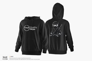 Moletom Canguru Wealthy Ninjas