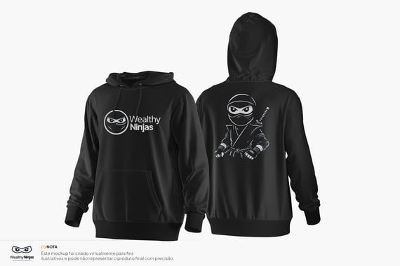 Moletom Canguru Wealthy Ninjas