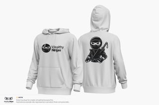 Nome do produtoMoletom Canguru Wealthy Ninjas b