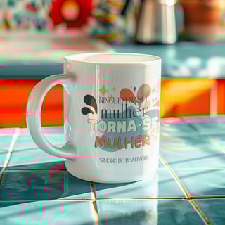 Nome do produto Caneca - Simone de Beauvoir
