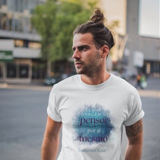 Nome do produto Camiseta Unissex - Immanuel Kant