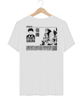 Nome do produto Camiseta Ryomen Sukuna - Branca