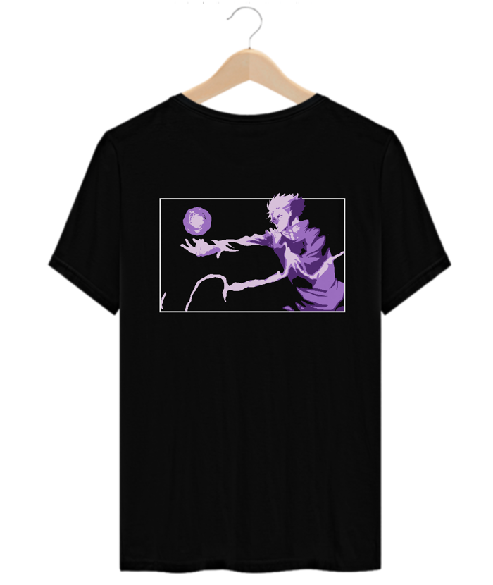 Nome do produto: Camiseta Vazio Roxo - Preta