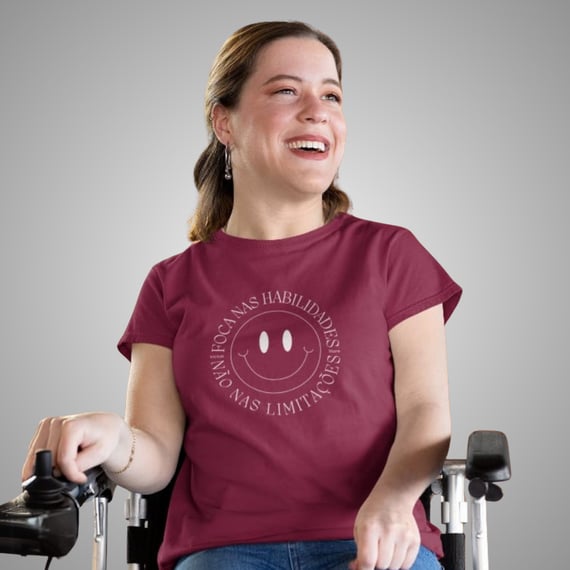 Camiseta Foca nas habilidades, não nas limitações