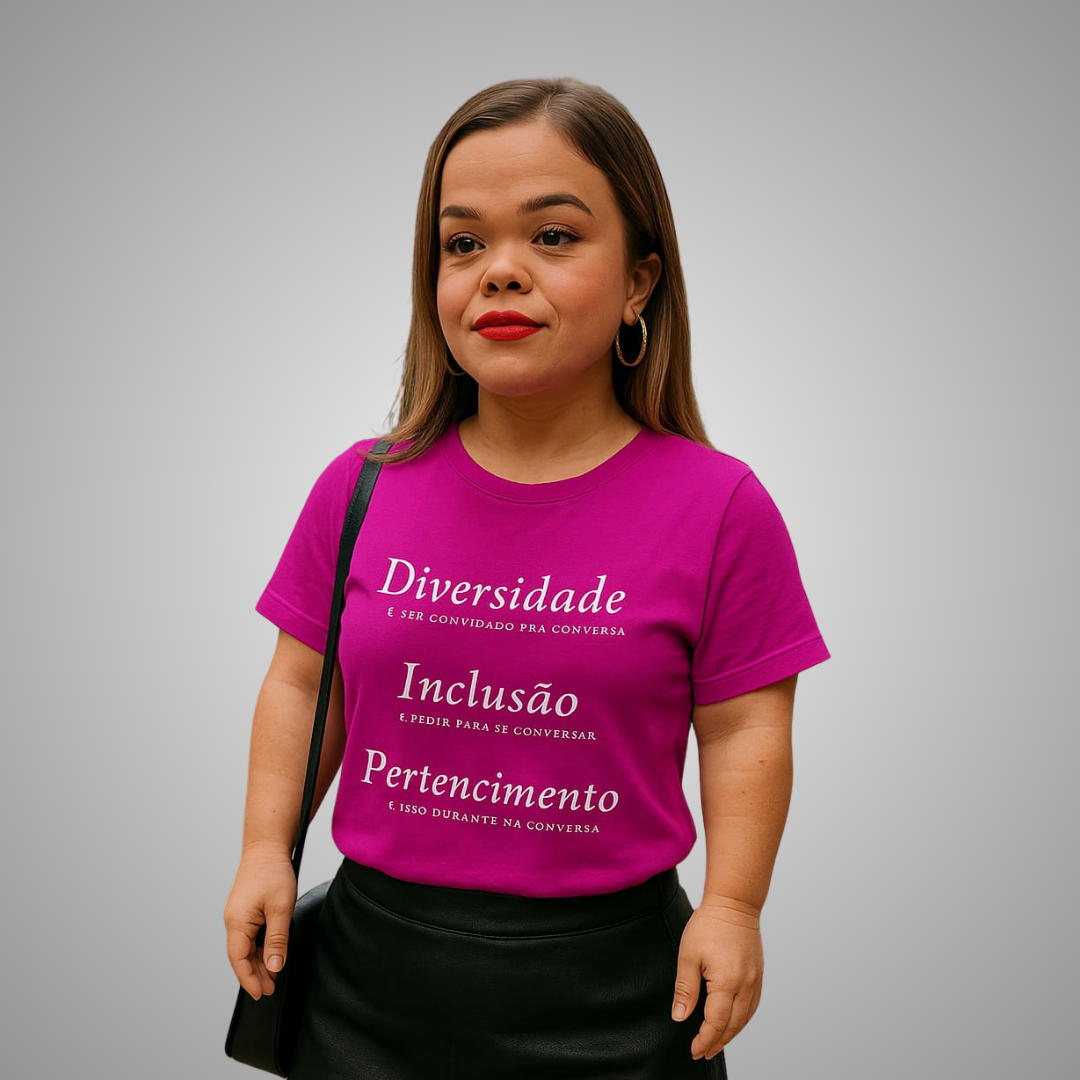 Nome do produto: Camiseta Diversidade, Inclusão, Pertecimento