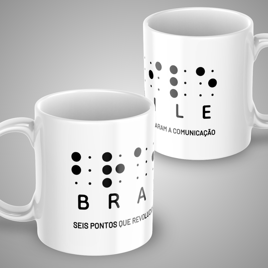 Nome do produto: Caneca Braile