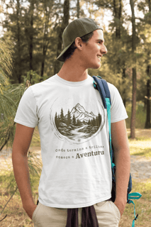 Camiseta Onde termina a trilha começa a Aventura