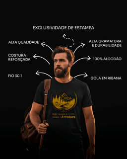 Nome do produtoCamiseta Onde termina a trilha começa a Aventura