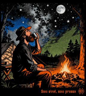 Nome do produtoCamiseta Sem sinal sem pressa