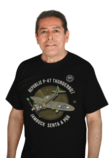 Camiseta P47-Thunderbolt Jambock Senta a Púa