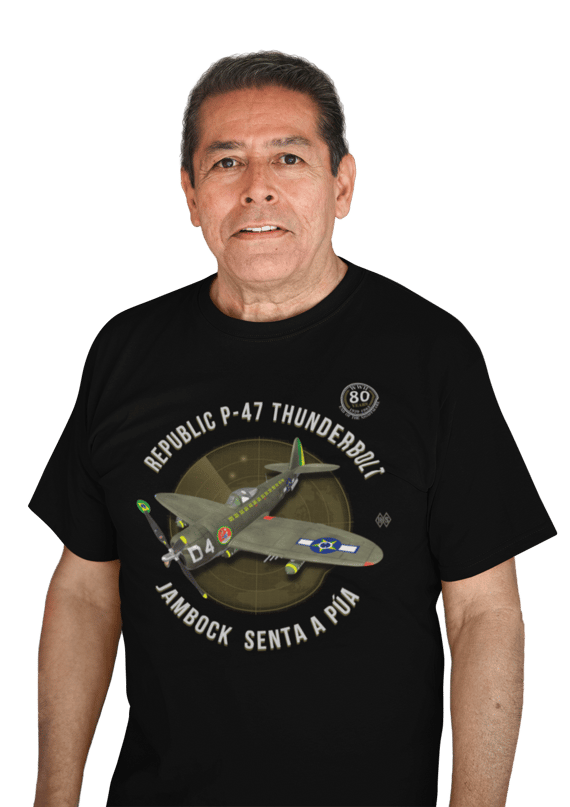 Camiseta P47-Thunderbolt Jambock Senta a Púa