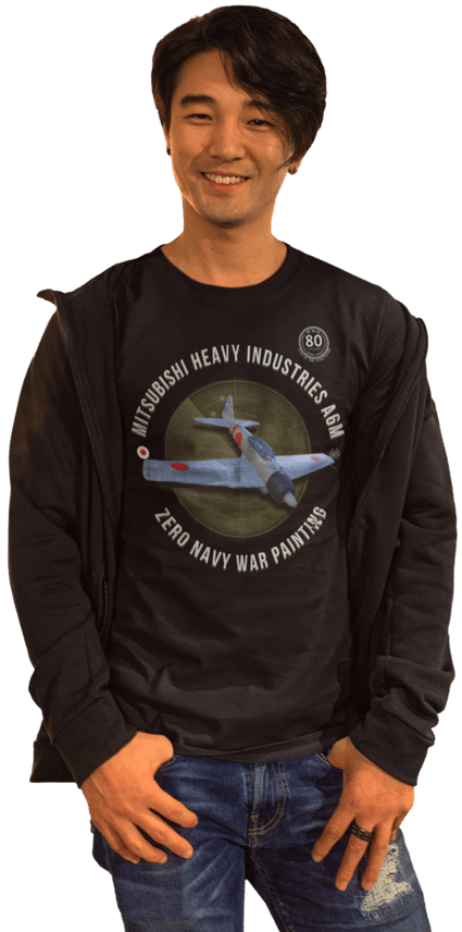 Camiseta Mitsubishi A6M Zero