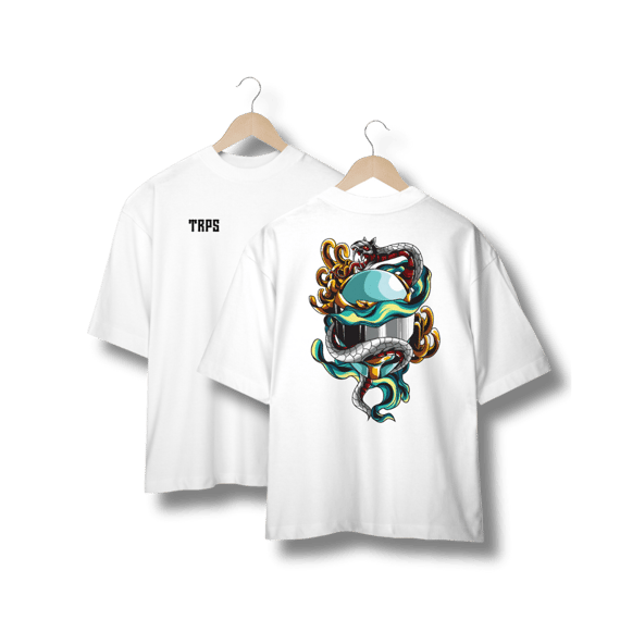 Snake Helmet Oversized Back