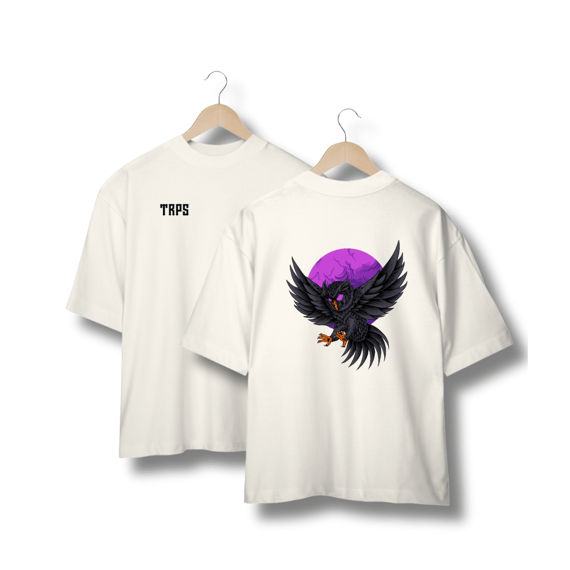 Purple Owl Oversized Back