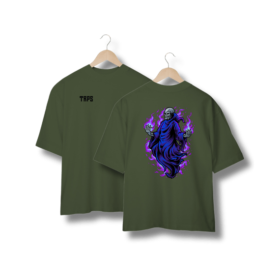 Ghost Skull Oversized Back