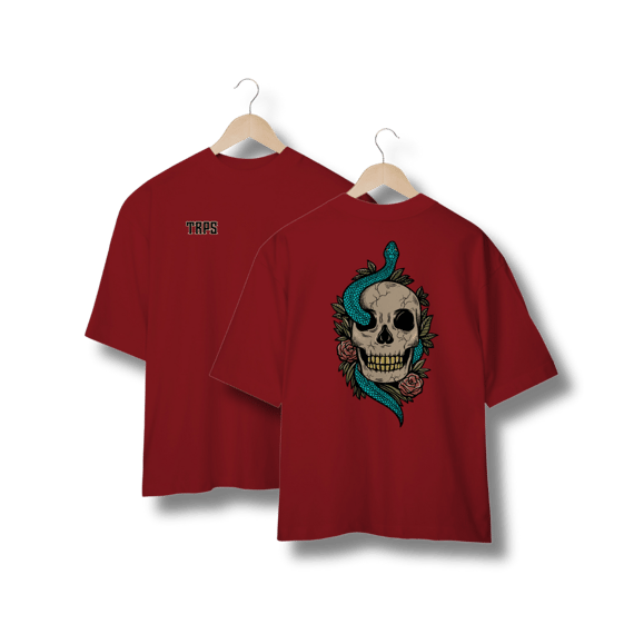 Skull Snake Overzised Back