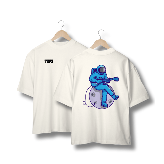 Astronaut Guitarist II Oversized Back