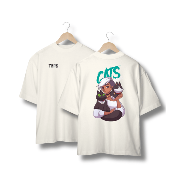 Love Cats Oversized Back