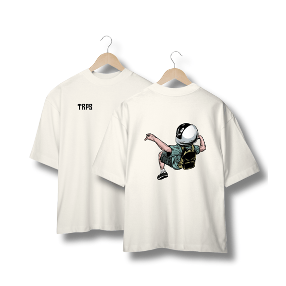 Astronaut Fall Oversized Back