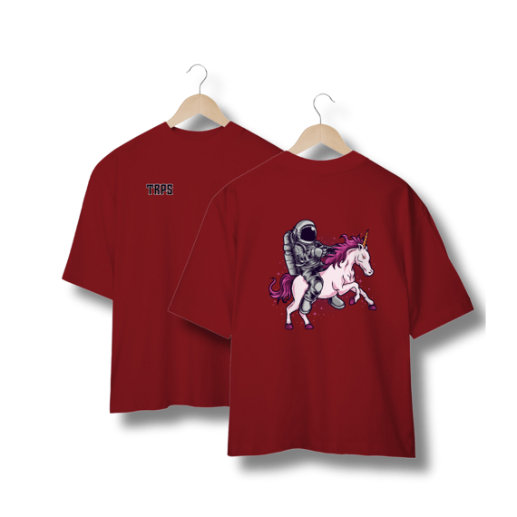Unicorn Astronaut Oversized Back